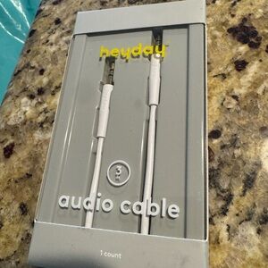 Heyday White Audio Cable - 3ft